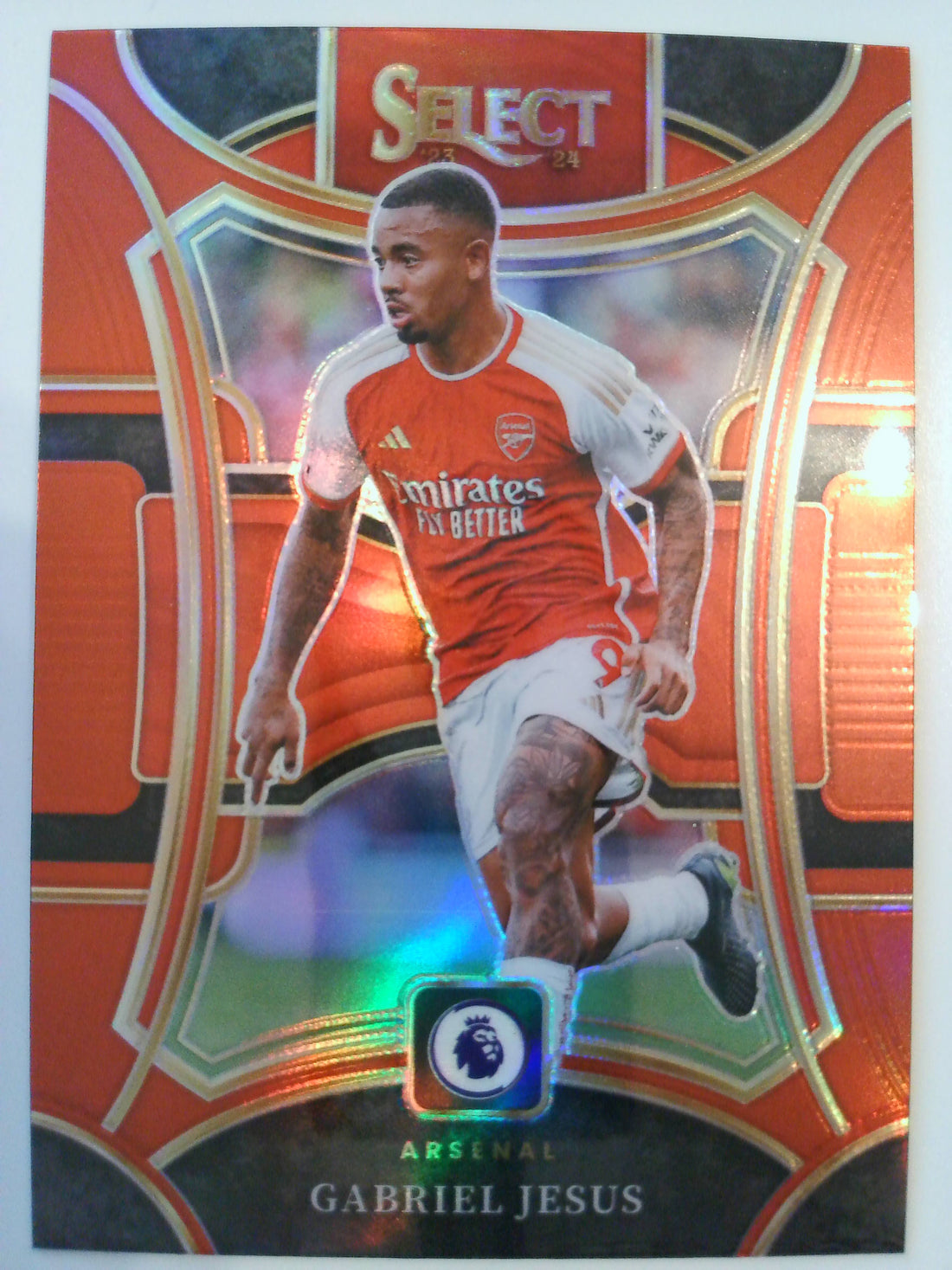 2023-24 Panini Select Premier League - Red Soccer Gabriel Jesus #108