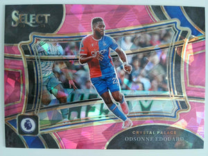2023-24 Panini Select Premier League Pink Ice Soccer Odsonne Edouard #208
