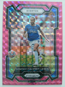 2023-24 Panini Prizm Premier League Pink Mosaic Dominic Calvert-Lewin #257