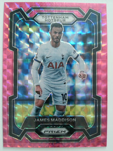 2023-24 Panini Prizm Premier League Soccer Pink Mosaic James Maddison #128