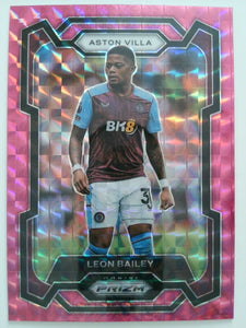 2023-24 Panini Prizm Premier League Soccer Pink Mosaic Leon Bailey #110