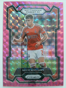 2023-24 Panini Prizm Premier League Soccer Pink Mosaic Neco Williams #247