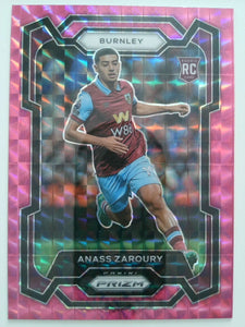 2023-24 Panini Prizm Premier League Soccer Pink Mosaic Anass Zaroury #273 Rookie