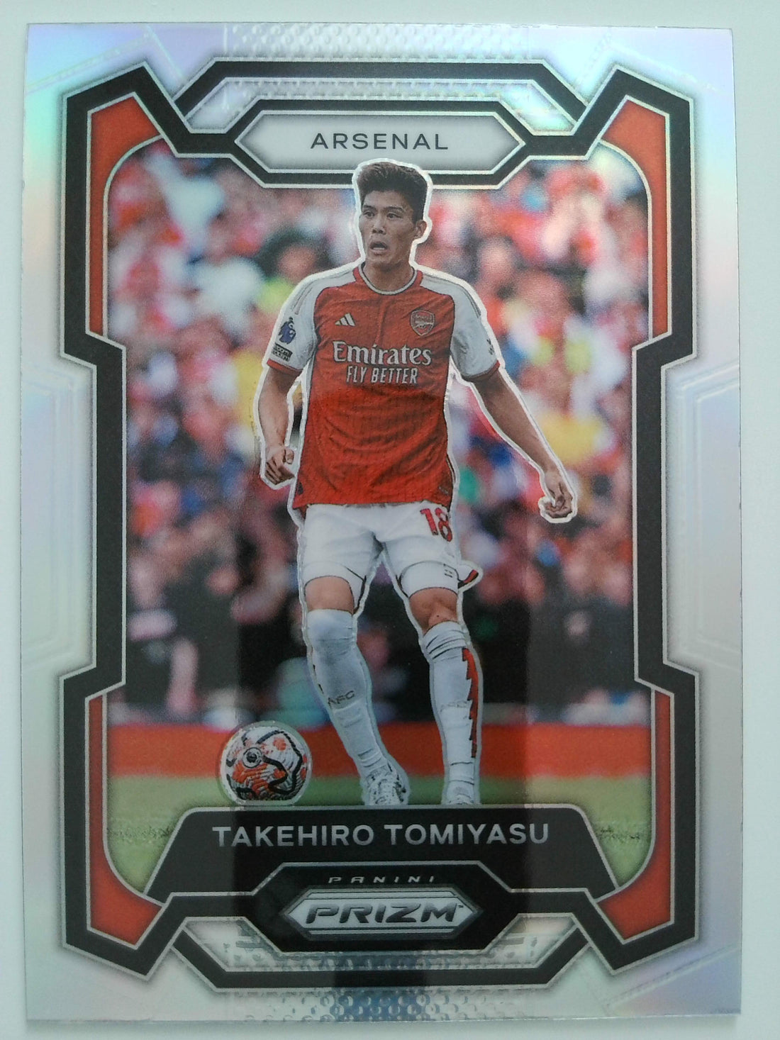 2023-24 Panini Prizm Premier League Soccer Silver Takehiro Tomiyasu #31
