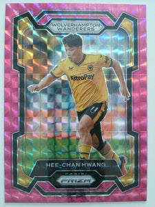2023-24 Panini Prizm Premier League Soccer Pink Mosaic Hee-chan Hwang #206