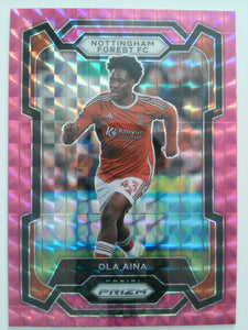 2023-24 Panini Prizm Premier League Soccer Pink Mosaic Ola Aina #242