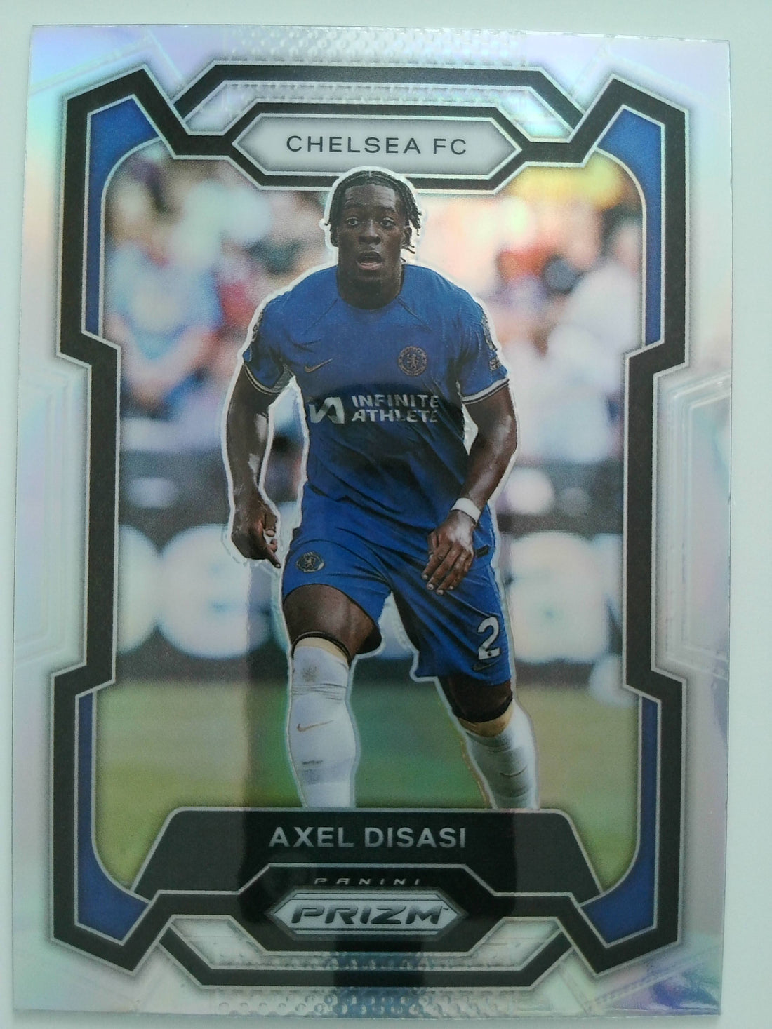 2023-24 Panini Prizm Premier League Soccer Silver Red Axel Disasi #192