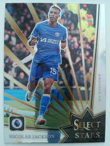 2023-24 Panini Select Premier League - Select Stars Soccer Nicolas Jackson #7