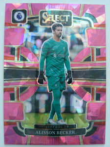 2023-24 Panini Select Premier League - Pink Ice Soccer Alisson Becker #54