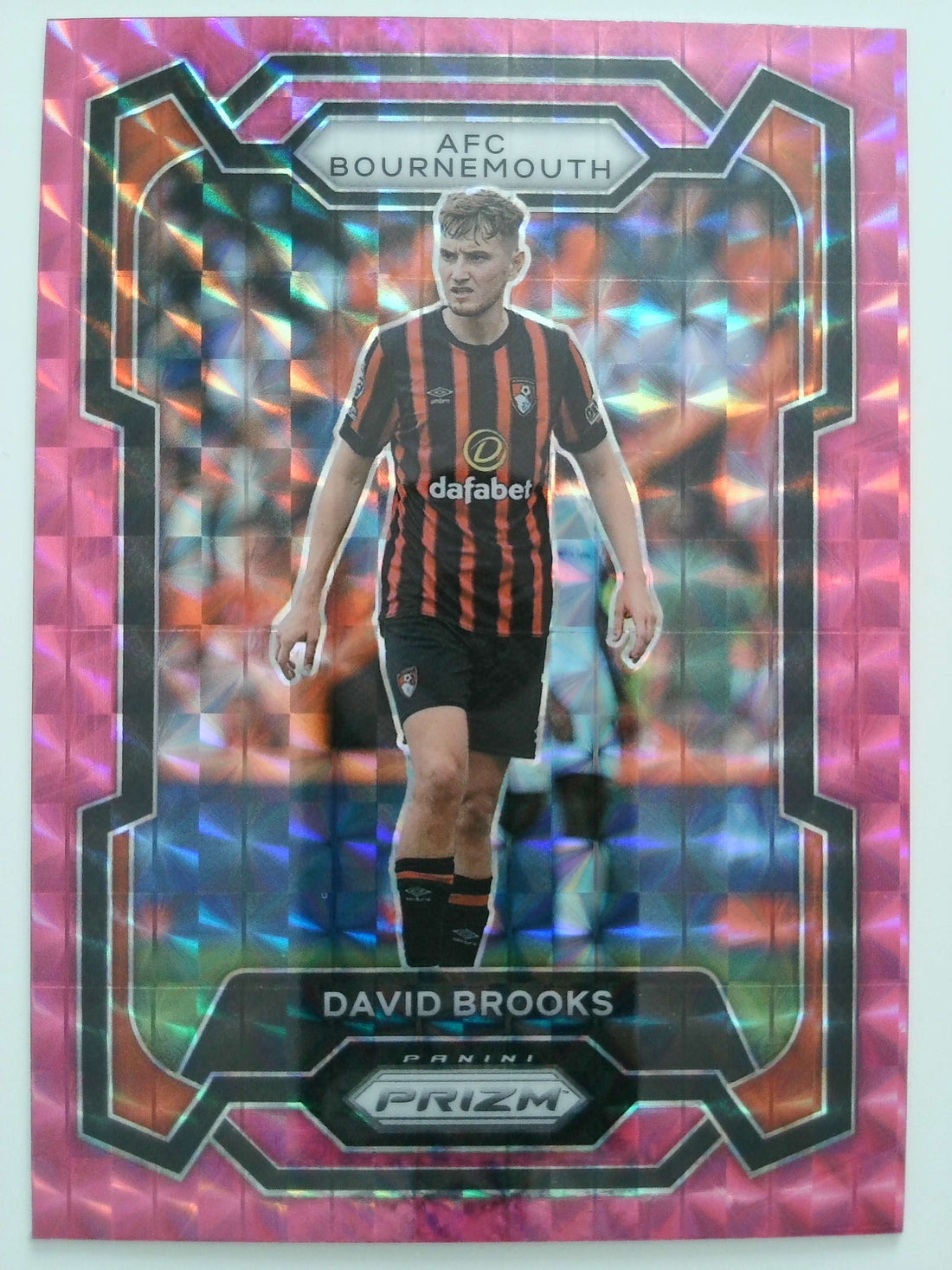 2023-24 Panini Prizm Premier League Soccer Pink Mosaic David Brooks #232