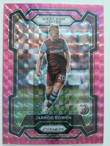2023-24 Panini Prizm Premier League Soccer Pink Mosaic Jarrod Bowen #215