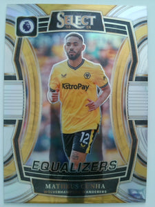 2023-24 Panini Select Premier League - Equalizers Soccer Matheus Cunha #20