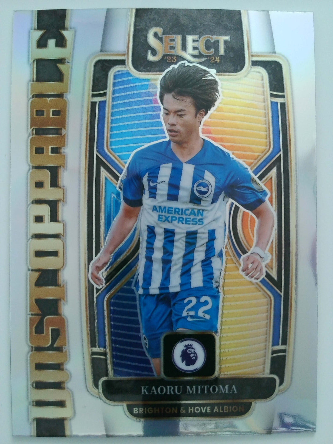 2023-24 Panini Select Premier League - Unstoppable Soccer Kaoru Mitoma #5