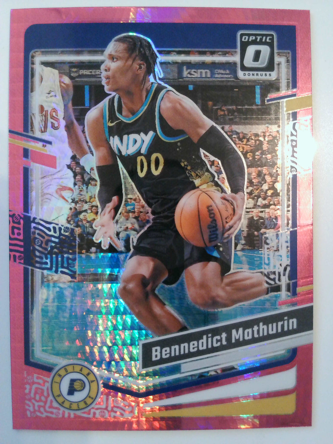 2023-24 Donruss Optic Basketball Hyper Pink Bennedict Mathurin #122