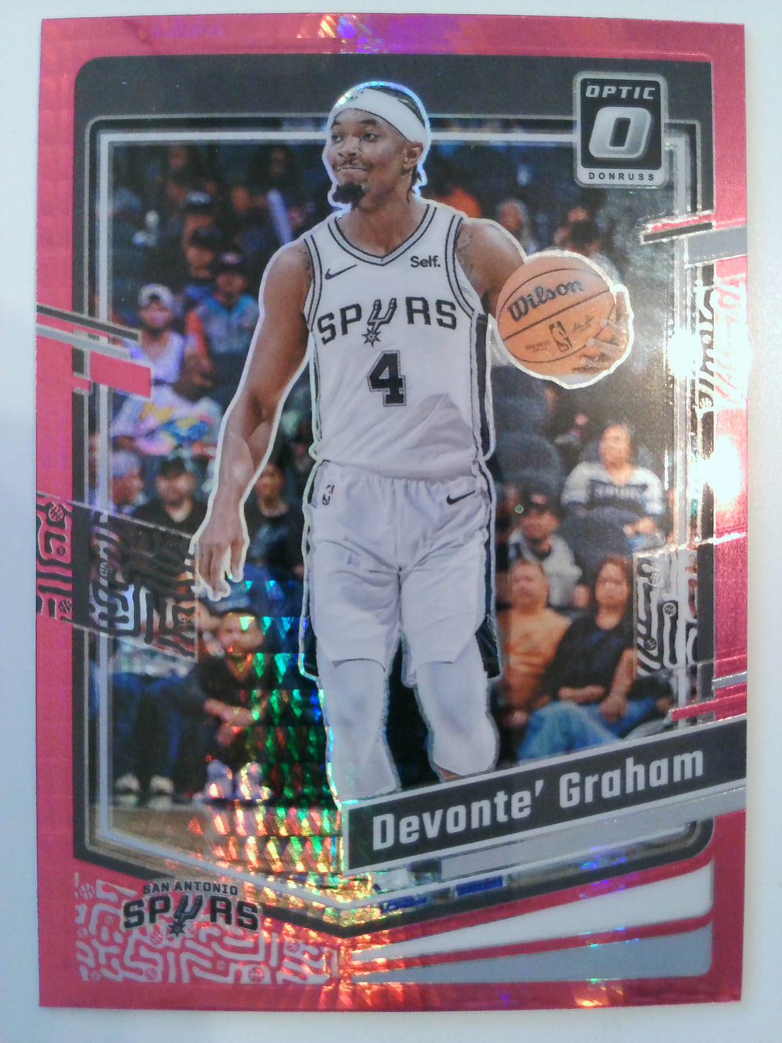 2023-24 Donruss Optic Basketball Hyper Pink Devonte' Graham #100