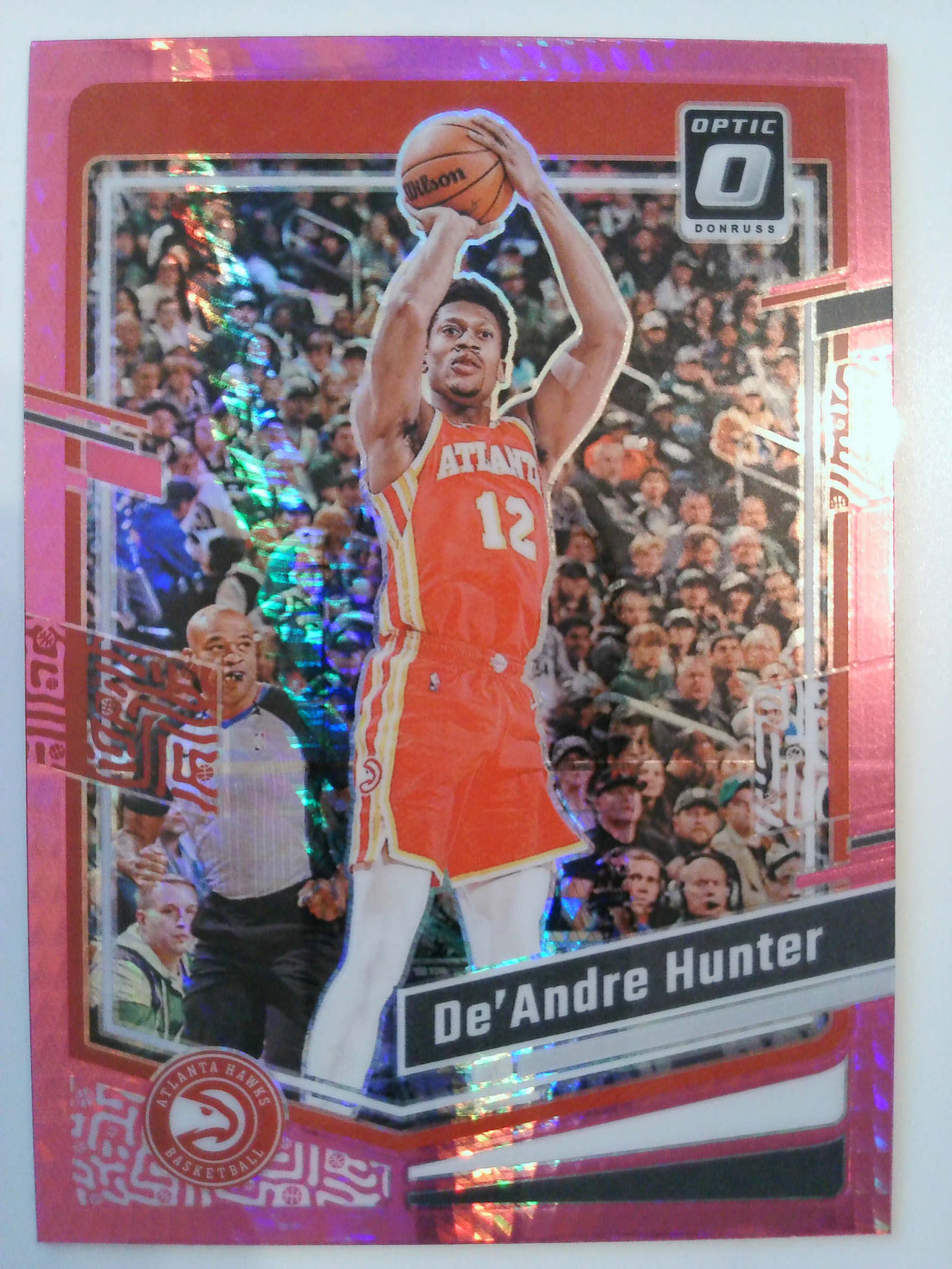 2023-24 Donruss Optic Basketball Hyper Pink De'Andre Hunter #194