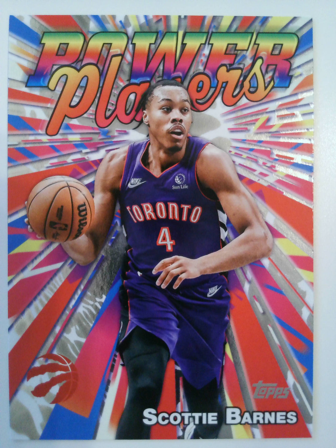 2025-26 Topps Basketball Power Players Scottie Barnes #PP-9