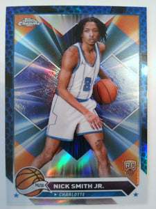 2023-24 Topps Chrome Blue Basketball Refractors Nick Smith Jr. #86 RC