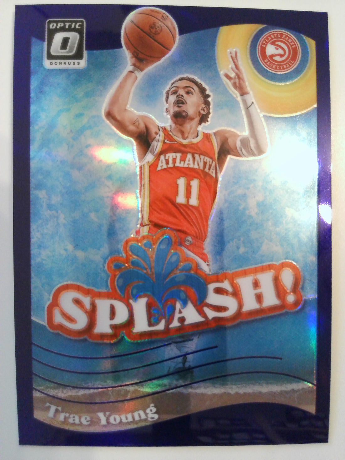 2023-24 Donruss Optic Basketball Splash Purple Trae Young #1