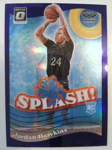 2023-24 Donruss Optic Basketball Splash Purple Jordan Hawkins #10