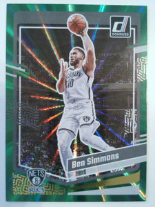 2023-24 Donruss Basketball Blue and Green Laser Holo Ben Simmons #164