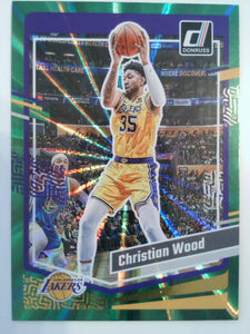 2023-24 Donruss Basketball Green Laser Holo Christian Wood #62
