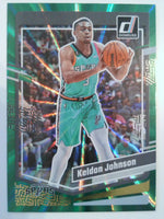 2023-24 Donruss Basketball Green Laser Holo Keldon Johnson #50