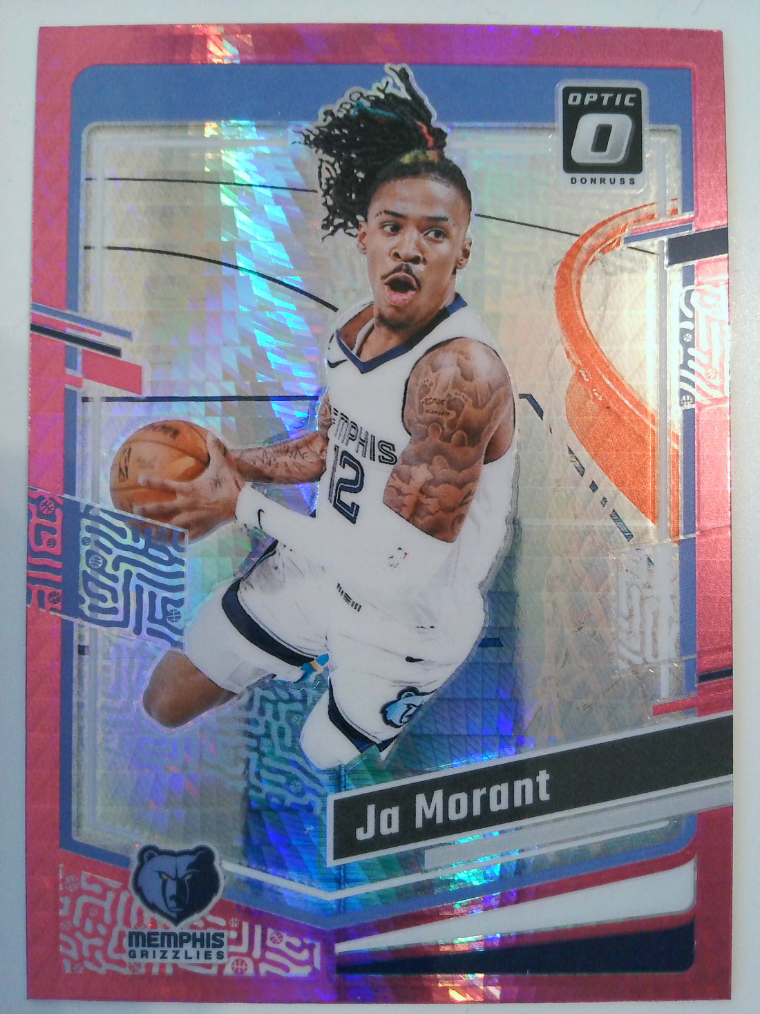 2023-24 Donruss Optic Basketball Hyper Pink Ja Morant #190