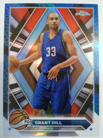 2023-24 Topps Chrome Basketball Blue Basketball Refractors Grant Hill #111