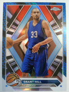 2023-24 Topps Chrome Basketball Blue Basketball Refractors Grant Hill #111