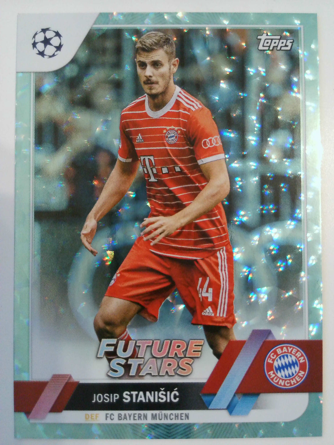 2022-23 Topps UEFA Club Competitions Icy Aqua Foil 165/399 Josip Staniši? #16