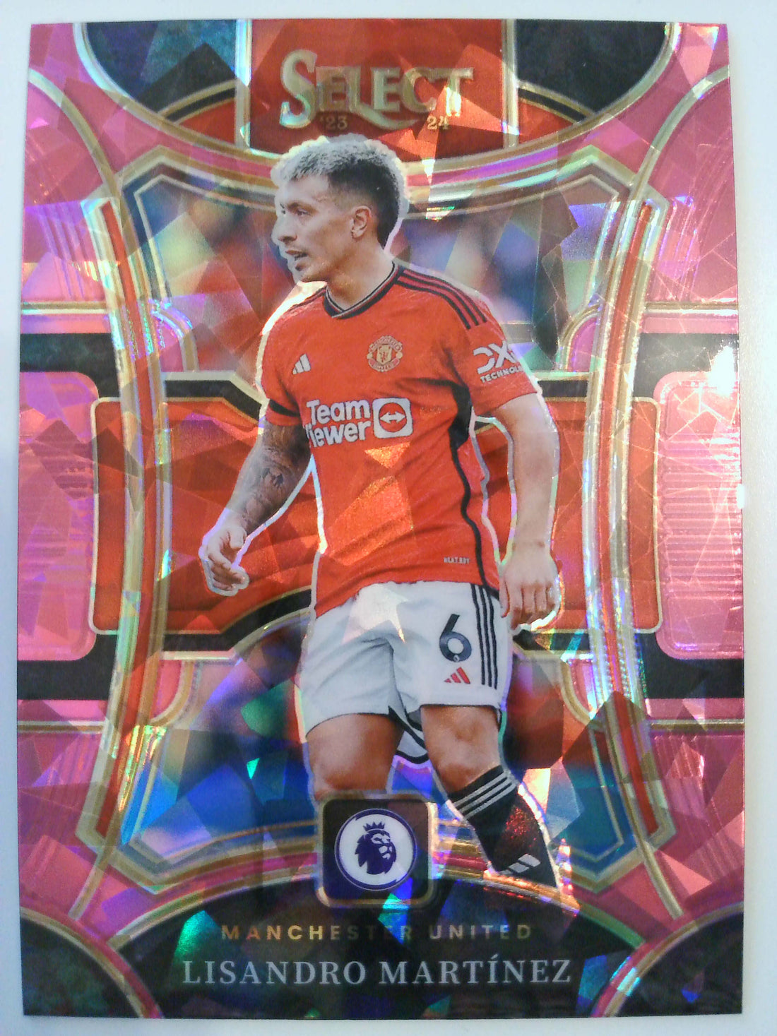 2023-24 Panini Select Premier League - Pink Ice Soccer Lisandro Martinez #170