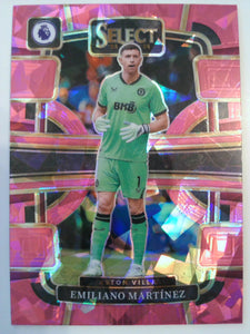 2023-24 Panini Select Premier League - Pink Ice Soccer Emiliano Martinez #15