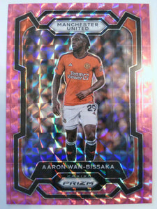 2023-24 Panini Prizm Premier League Soccer Pink Mosaic Aaron Wan-Bissaka #54