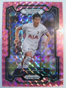2023-24 Panini Prizm Premier League Soccer Pink Mosaic Heung-Min Son #125