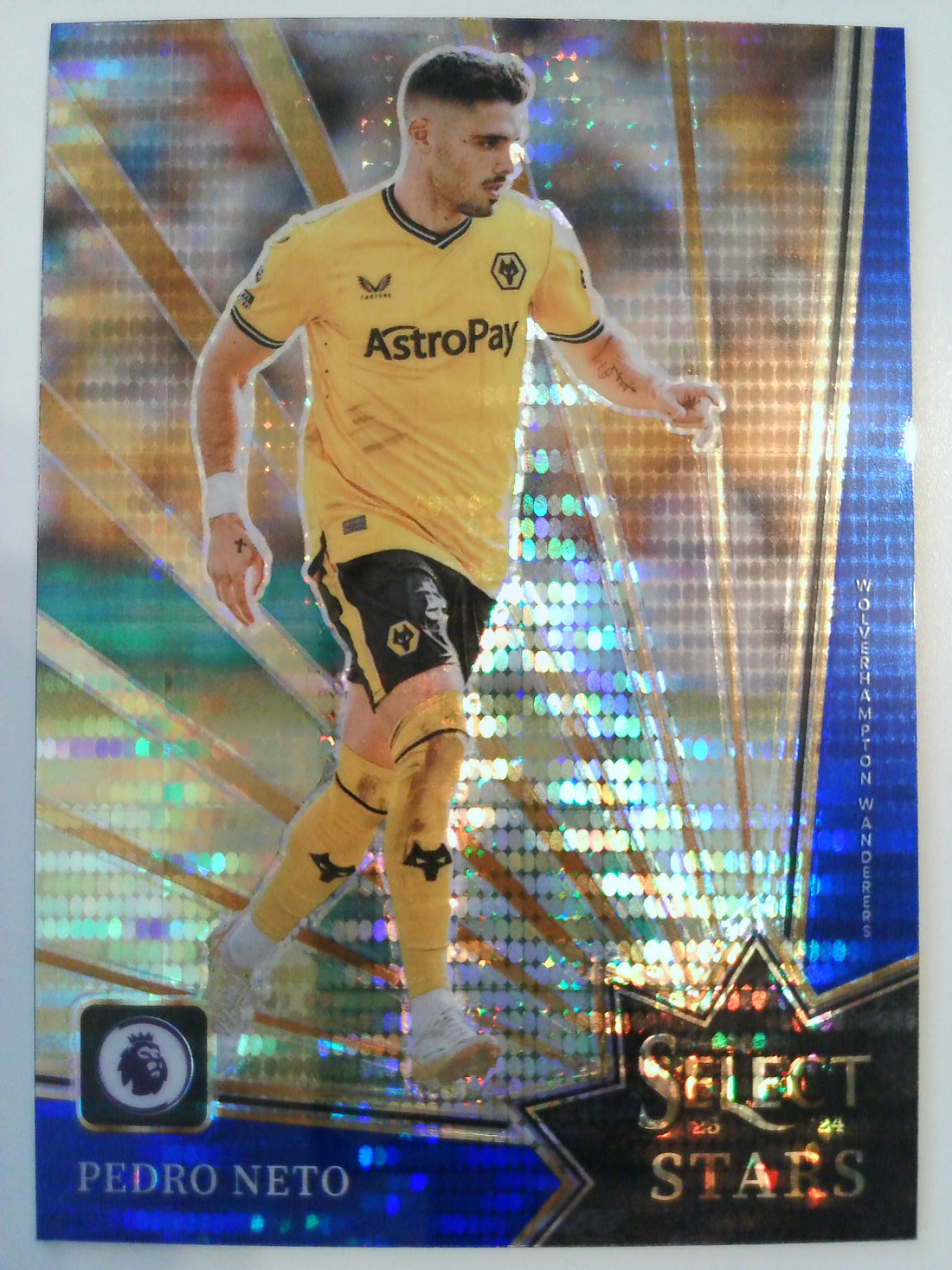 2023-24 Panini Select Premier League - Select Stars Blue Pulsar Pedro Neto #25