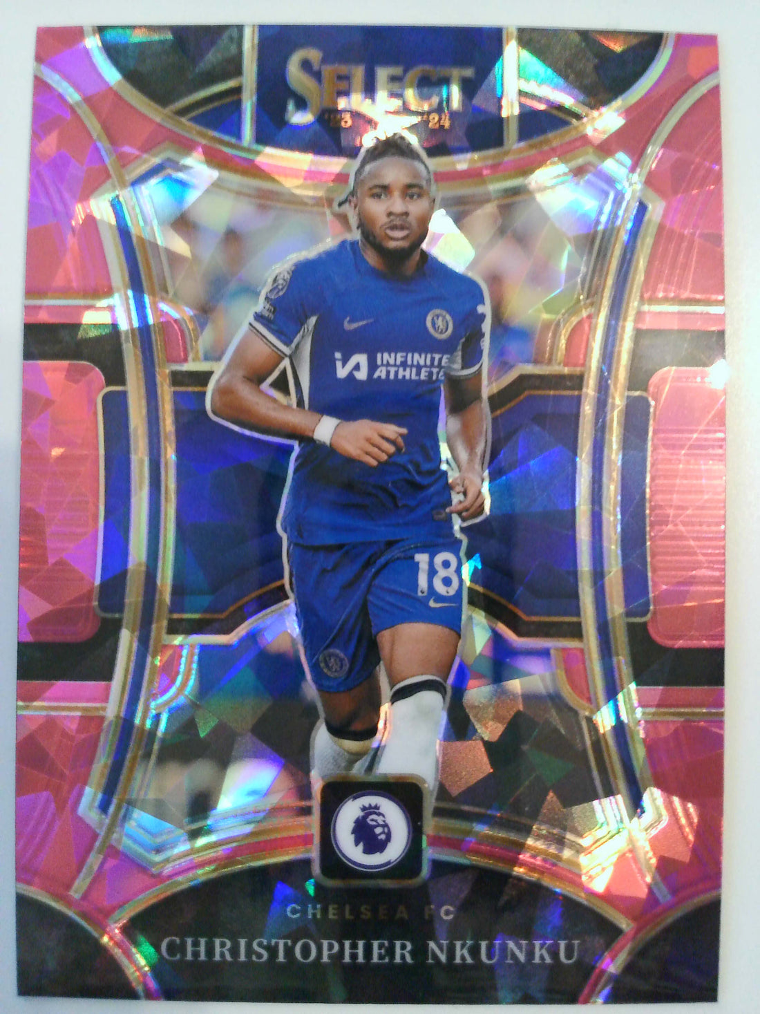 2023-24 Panini Select Premier League - Pink Ice Soccer Christopher Nkunku #133