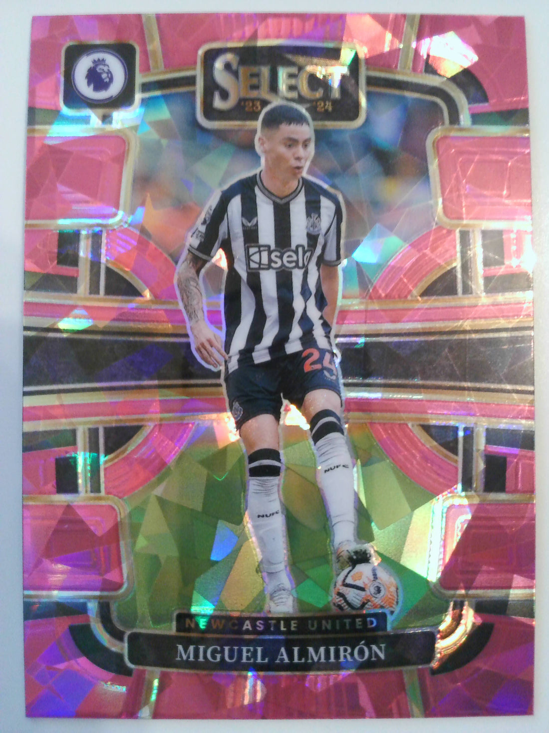 2023-24 Panini Select Premier League - Pink Ice Soccer Miguel Almiron #72