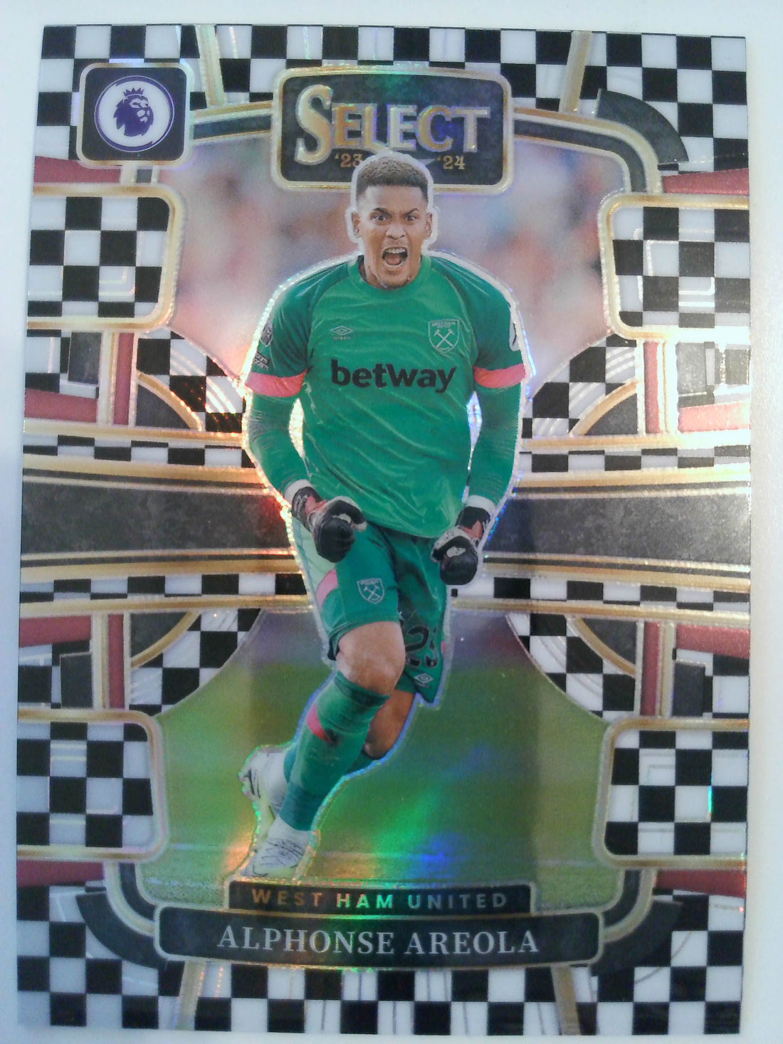 2023-24 Panini Select Premier League Soccer Checkerboard Alphonse Areola #94
