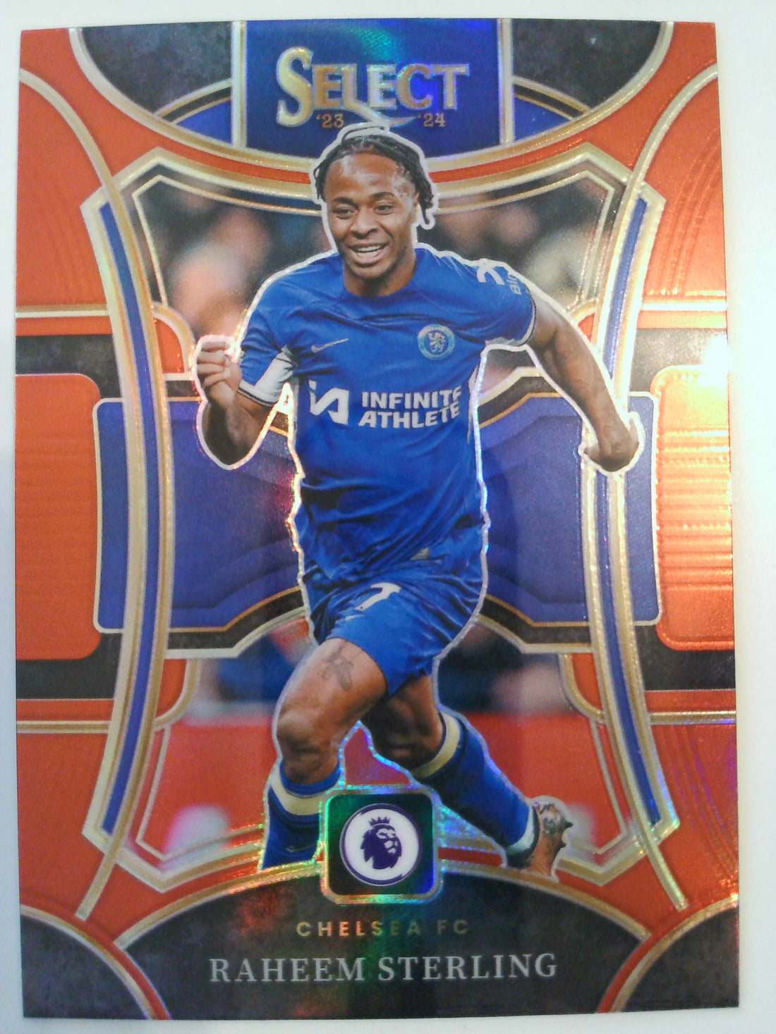2023-24 Panini Select Premier League - Red Soccer Raheem Sterling #131
