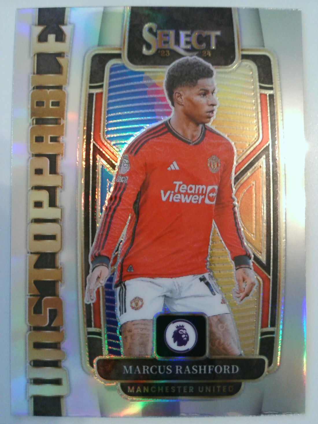 2023-24 Panini Select Premier League - Unstoppable Soccer Marcus Rashford #14