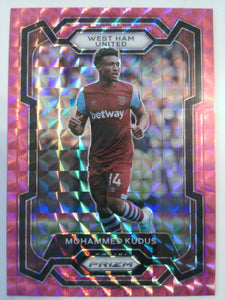 2023-24 Panini Prizm Premier League Soccer Pink Mosaic Mohammed Kudus #214