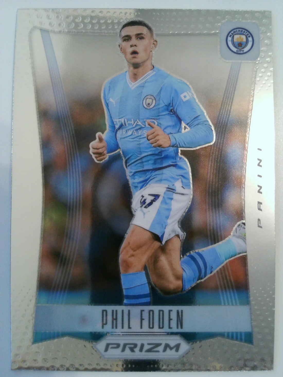 2023-24 Panini Prizm Premier League Prizm Flashback 2012 Silver Phil Foden #1