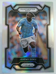 2023-24 Panini Prizm Premier League Soccer Silver Jérémy Doku #11