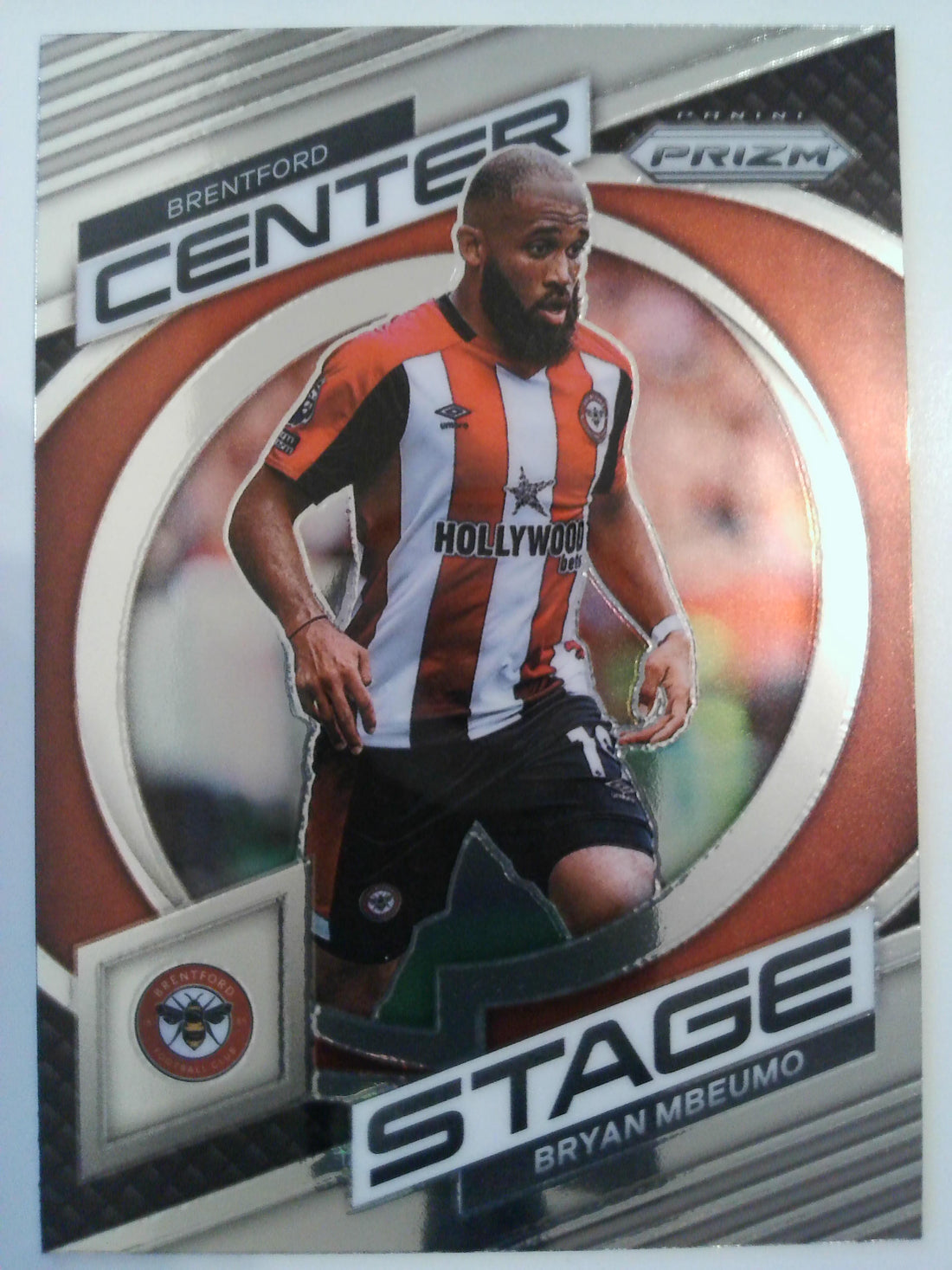 2023-24 Panini Prizm Premier League Soccer Center Stage Bryan Mbeumo #9