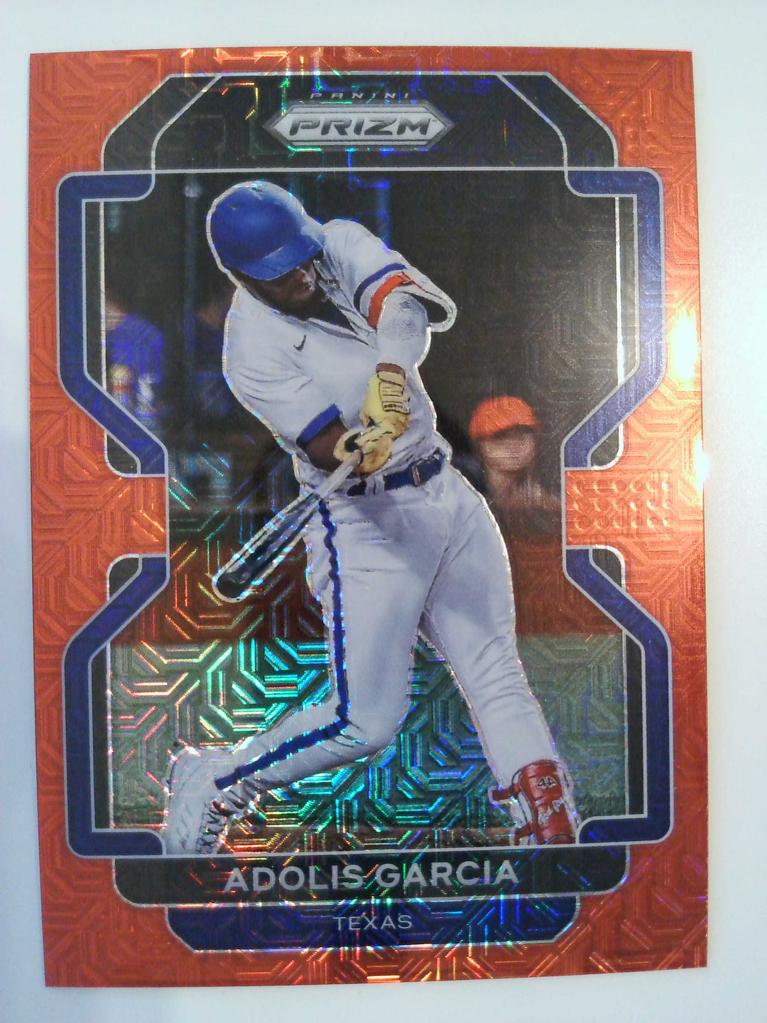 2022 Panini Prizm Baseball Red Mojo Prizm 061/149 Adolis Garcia #142