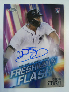 2019 Topps Chrome Freshman Flash Autographs 97/99 Christin Stewart #FFA-CST