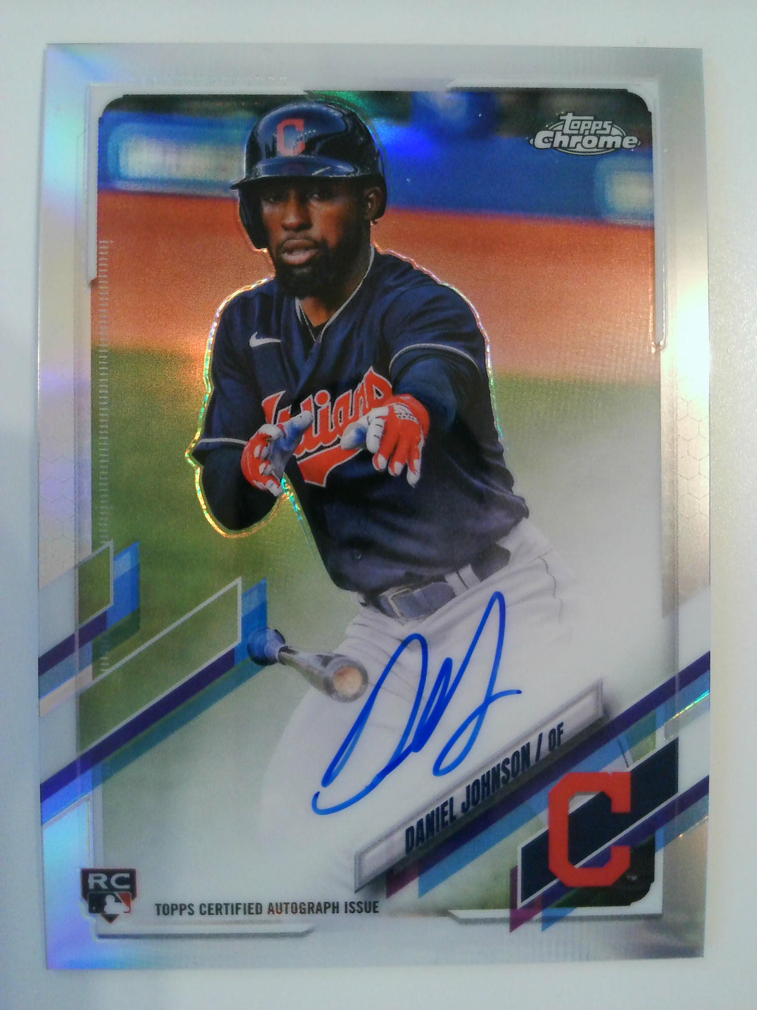 2021 Topps Chrome Rookie Autographs Refractor 338/499 Daniel Johnson #RA-DJO