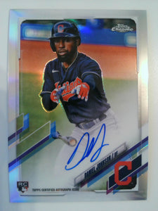 2021 Topps Chrome Rookie Autographs Refractor 338/499 Daniel Johnson #RA-DJO