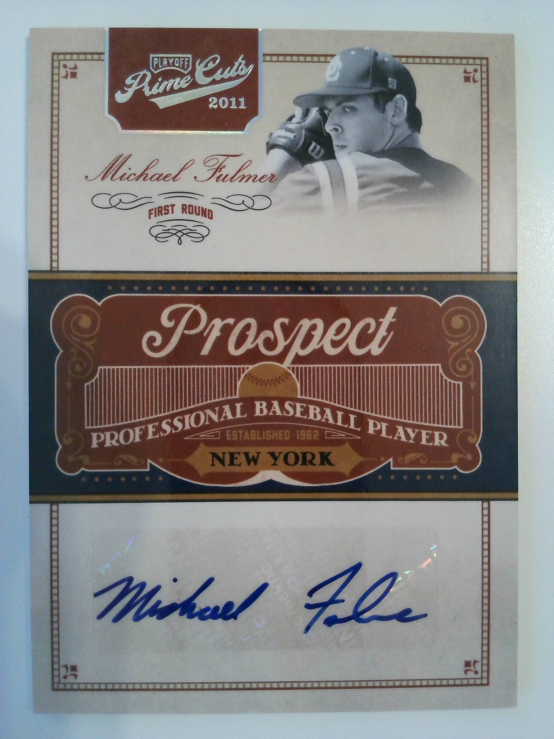 2011 Panini Prime Cuts Prospect Signatures Silver 16/99 Taylor Guerrieri #TGU